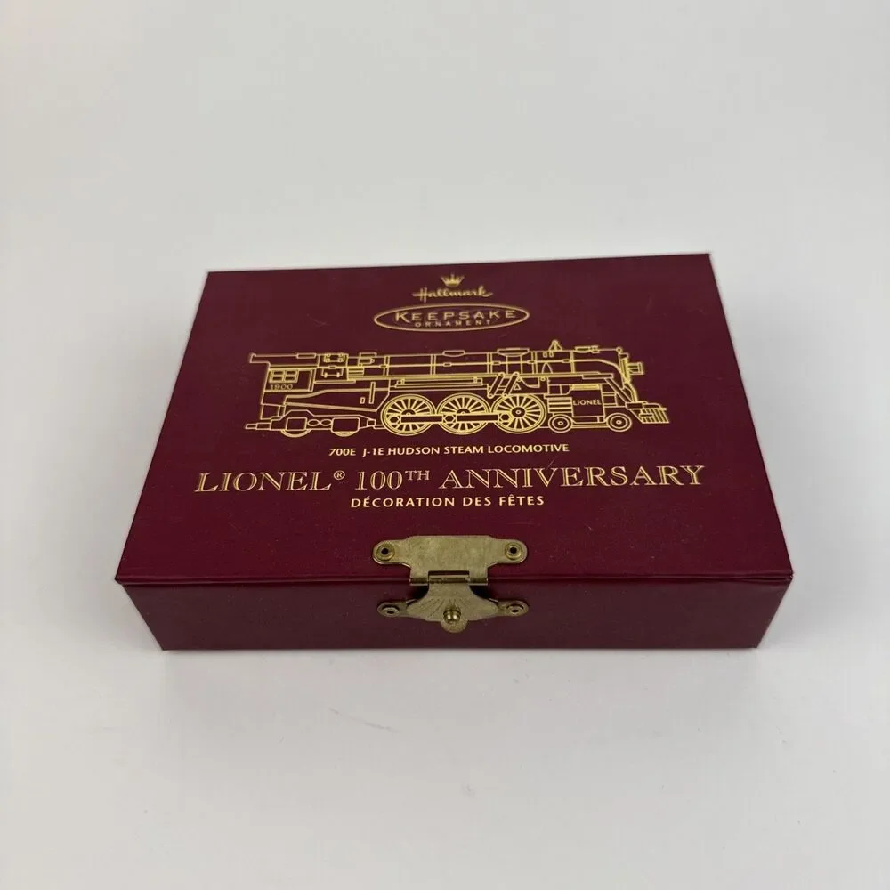 Hallmark Lionel 100th Anniversary 700E J-Hudson Steam Locomotive Ornament
